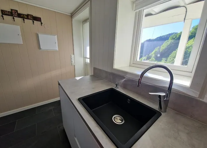Cozy Flat With View And 15 Min From 公寓 卑爾根